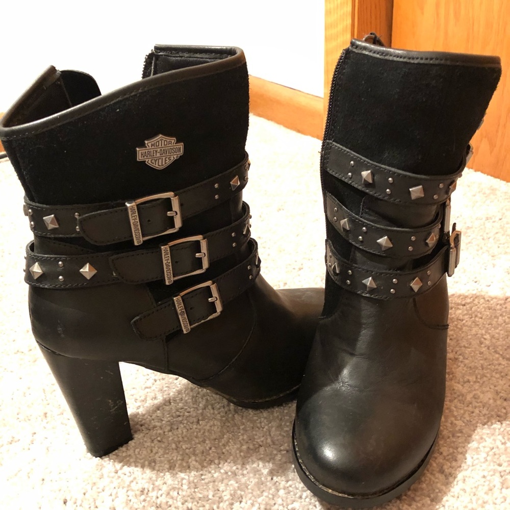 Wore once authentic Harley Davidson boots